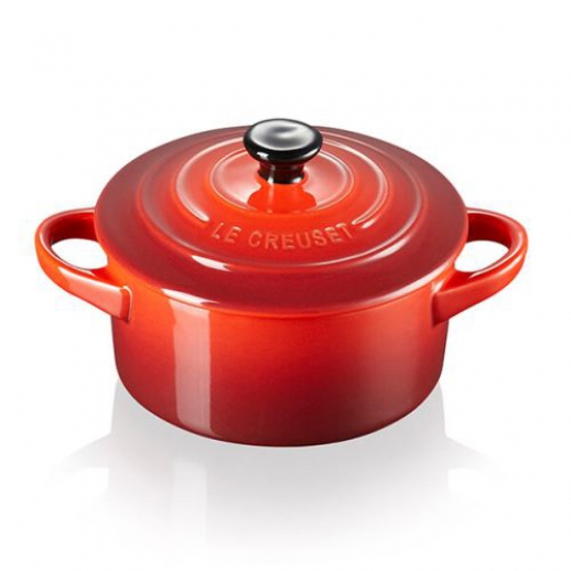 Le Creuset Mini Cocotte rotonda in Gres vetrificato 10cm Ciliegia LE CREUSET_71901100600100