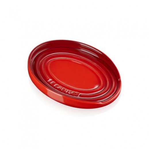 Le Creuset Poggia Mestolo ovale in gres vetrificato 15cm Ciliegia LE CREUSET_71507150600099