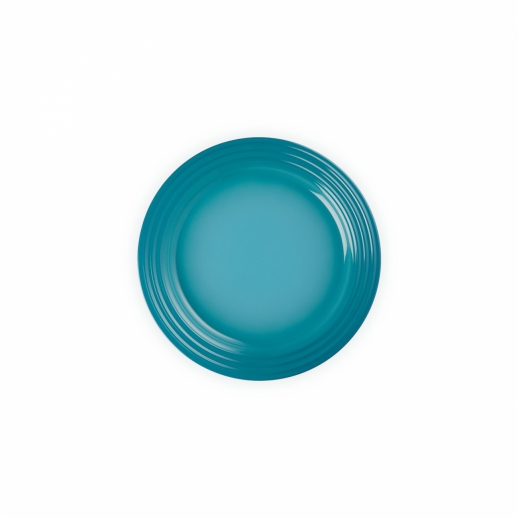 Le Creuset Piatto Frutta Vancouver in Gres vetrificato 22cm Blu Caribe LE CREUSET_70203221707080