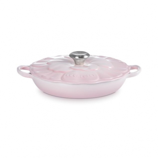 Le Creuset Tegame basso Coperchio Fiore Evo 26 cm Shell Pink LE CREUSET_21964267774430