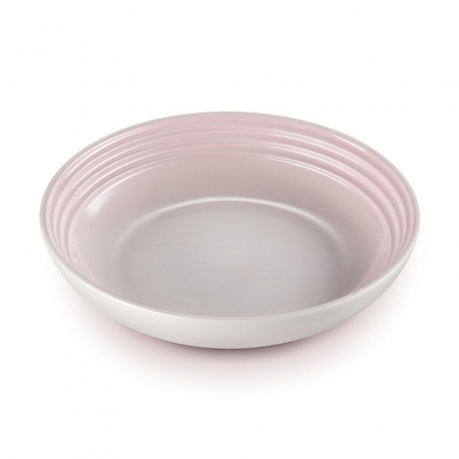 Le Creuset Piatto Fondo Vancouver in Gres vetrificato 22cm Shell Pink LE CREUSET_70102227777099