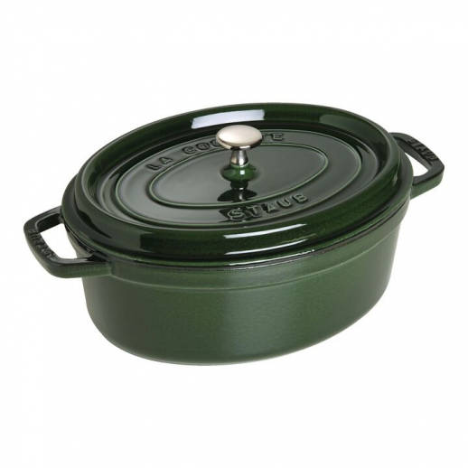 STAUB Cocotte ovale verde basilico 29cm STAUB_40509-363-0