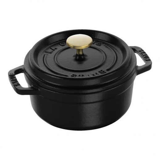 STAUB Cocotte rotonda nera 12cm STAUB_40509-471-0