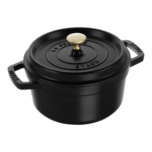 STAUB Cocotte rotonda nera 18cm STAUB_40509-485-0