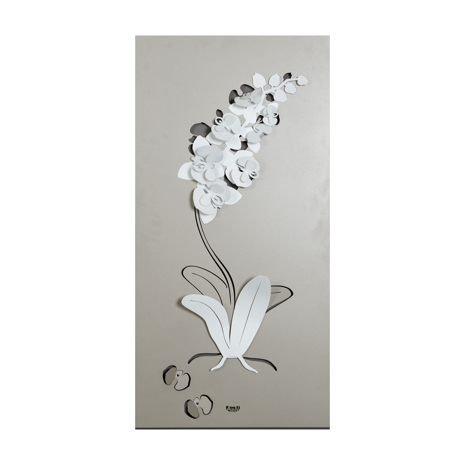 Arti e Mestieri Pannello Decorativo Per Parete Orchidea da € 223.25